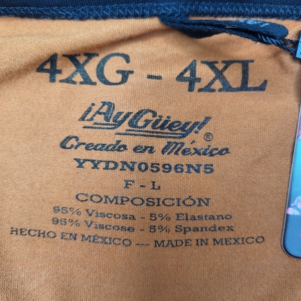 Ay Guey Tunic Top Graphic Frida Khalo Black Brown Split Sides Sleeveless NWT - Picture 11 of 11